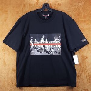 VAYDER Shirt Mens Small Black Pullover Crew Graphic Bike T-Shirt Tee Logo $195